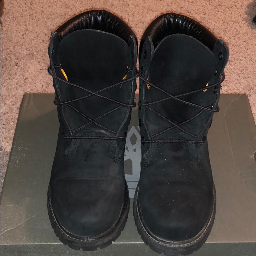 Black Timberland Boots